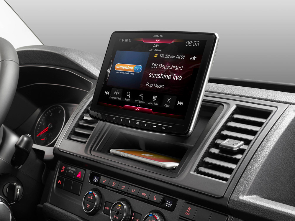 Alpine ILX-F903D, bilstereo med CarPlay och DAB+