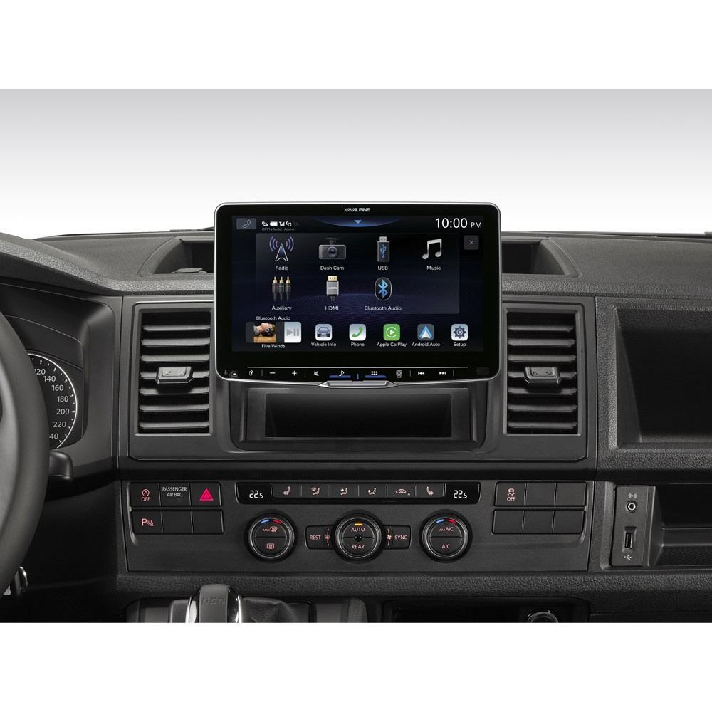Alpine iLX-F905T6 (Halo 9, 2:a gen.), bilstereo till  Volkswagen T5/T6