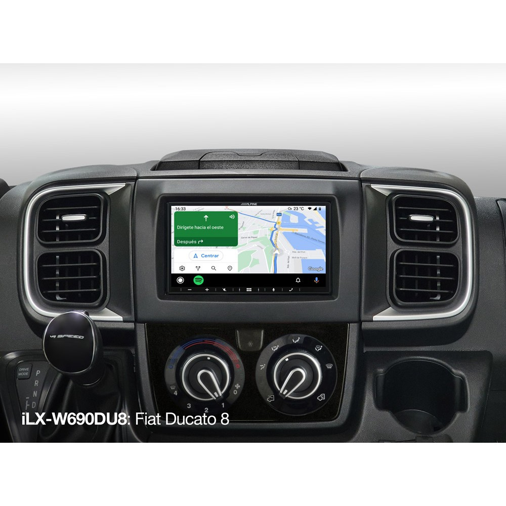 Alpine iLX-W690DU8, bilstereo med CarPlay, Android Auto och DAB+ till Ducato 8