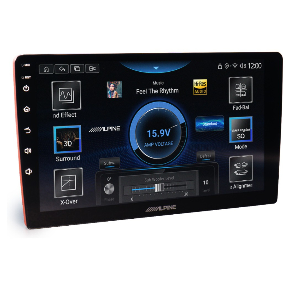 Alpine INE-AX809, 9-tums bilstereo med trådlös CarPlay/Android Auto