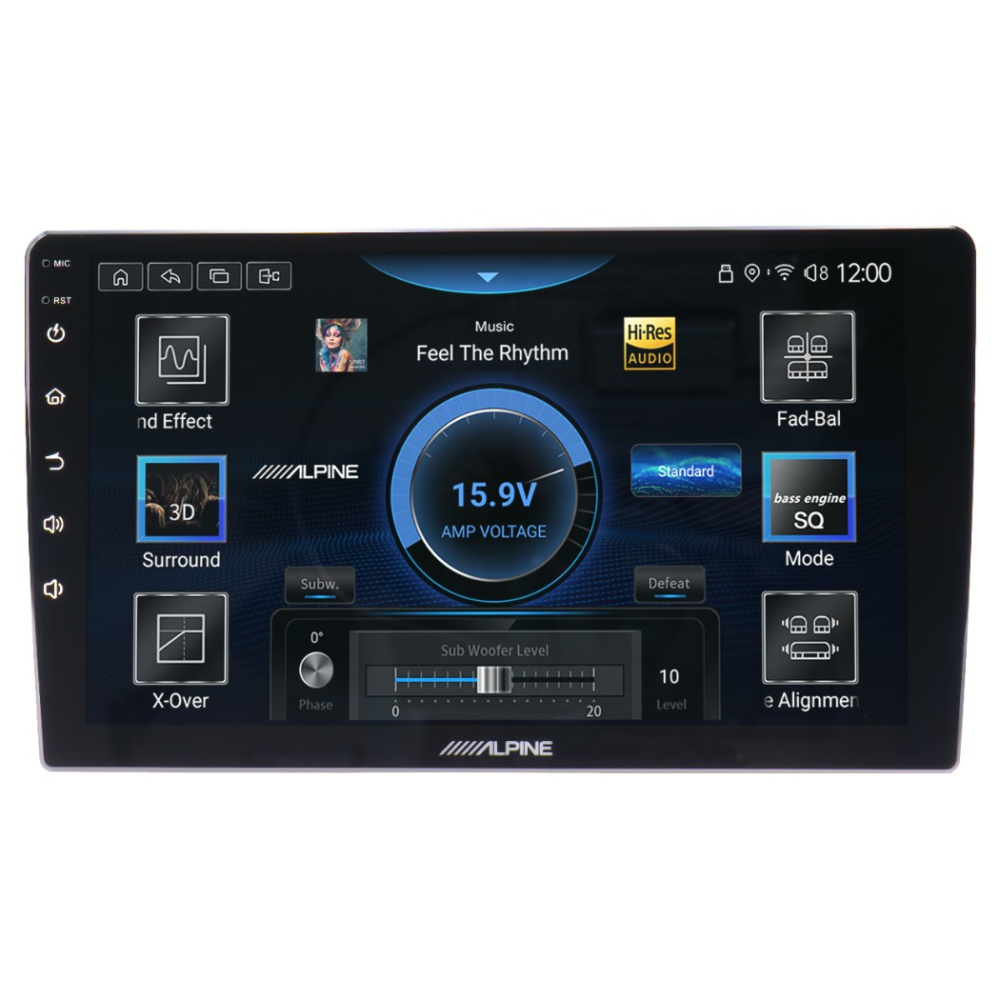 Alpine INE-AX809, 9-tums bilstereo med trådlös CarPlay/Android Auto