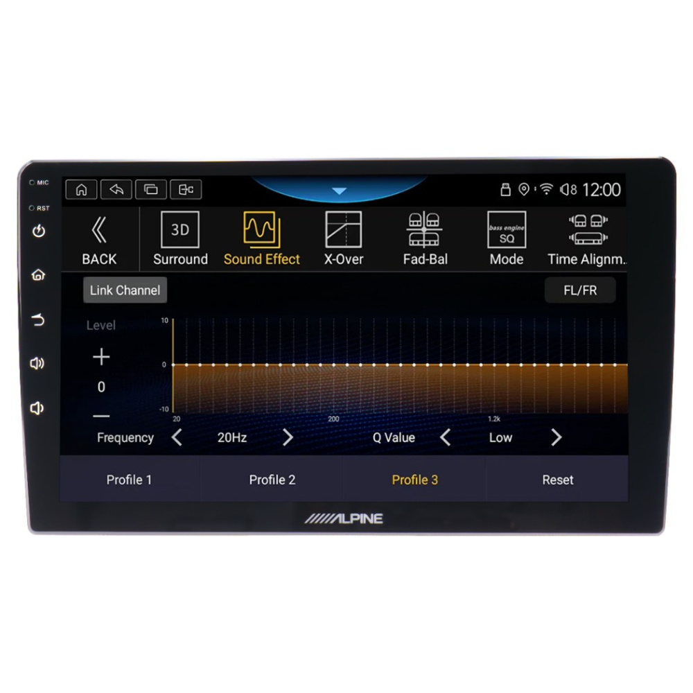 Alpine INE-AX809, 9-tums bilstereo med trådlös CarPlay/Android Auto
