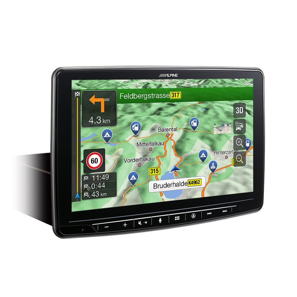 Alpine INE-F904DU Halo9, modellanpassad bilstereo med navigation, DAB+, Apple CarPlay & mer 