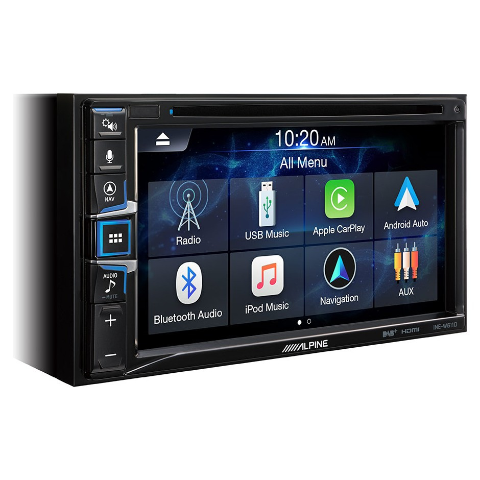 Alpine INE-W611DU, bilstereo med CarPlay, Android Auto och DAB+ till Ducato 2006-2021