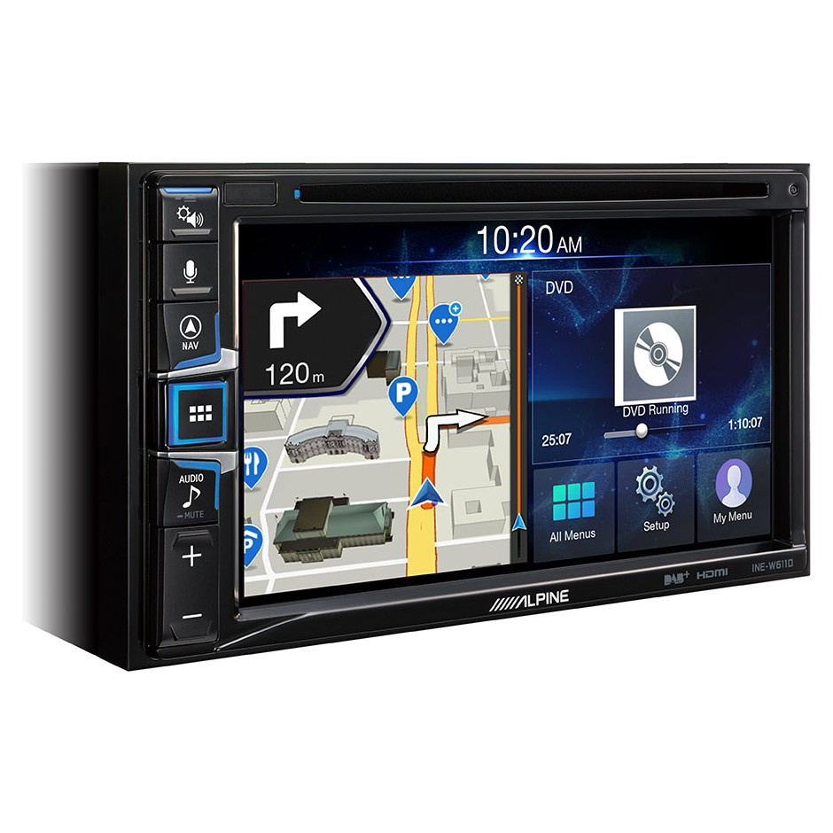 Alpine INE-W611DU, bilstereo med CarPlay, Android Auto och DAB+ till Ducato 2006-2021