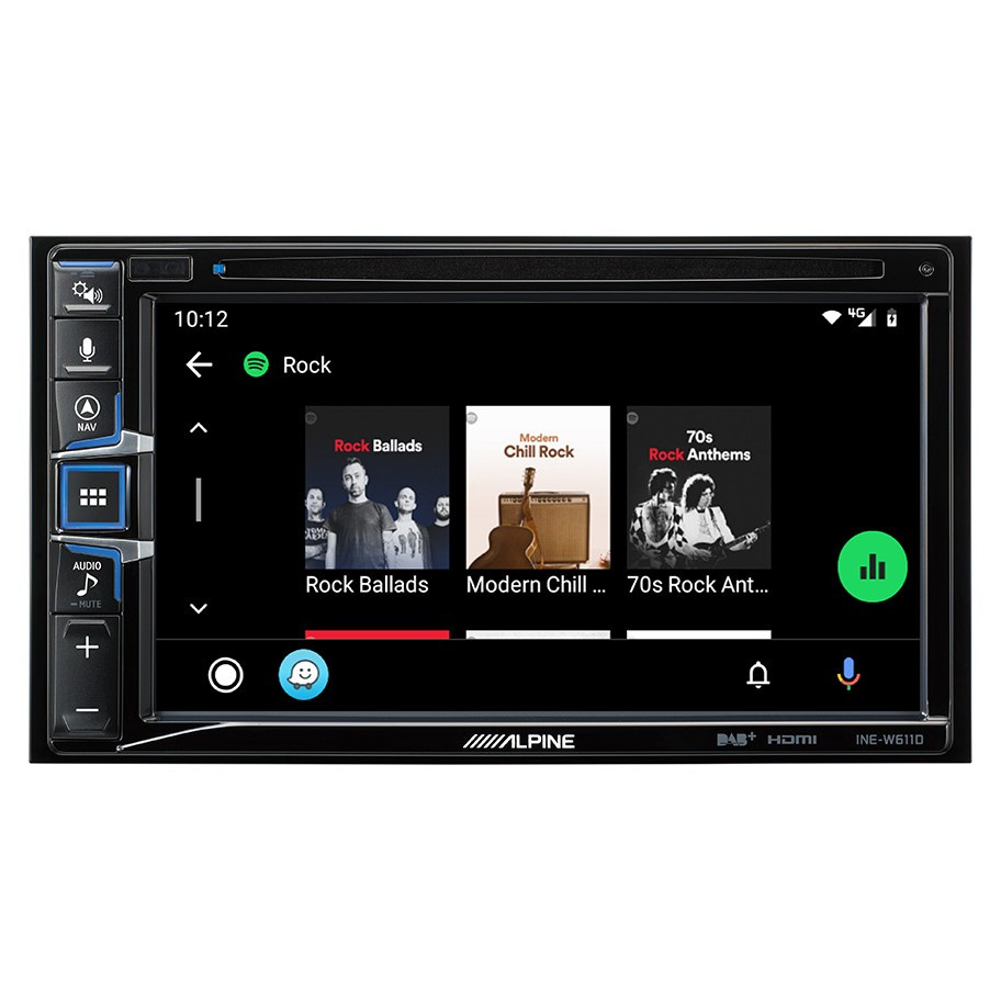 Alpine INE-W611DU, bilstereo med CarPlay, Android Auto och DAB+ till Ducato 2006-2021