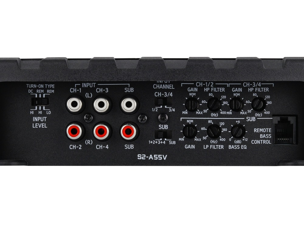 Alpine S2-A55V, 5-kanaligt slutsteg