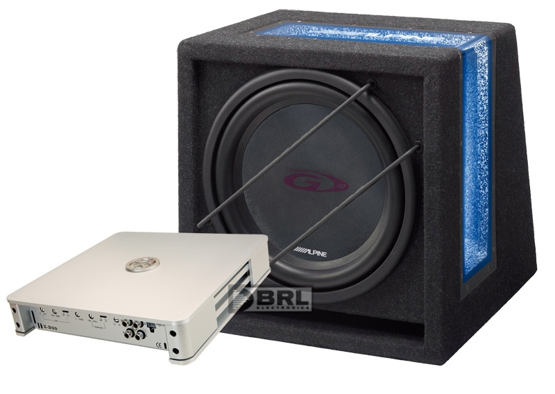 Alpine Baspaket SBG-1244BR och DLS XD20