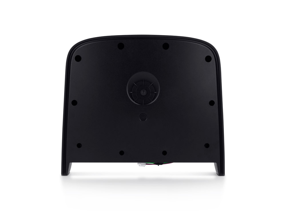 Baslåda med slät svart yta och fästhål, designad för Fiat Ducato 3.