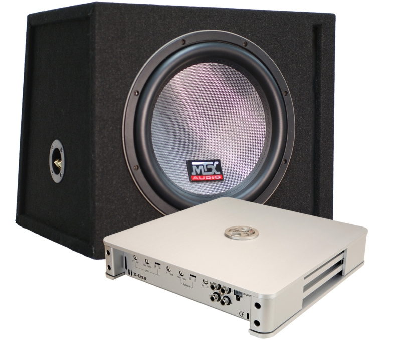 Baspaket med MTX T6000 12' bas, låda och slutsteg