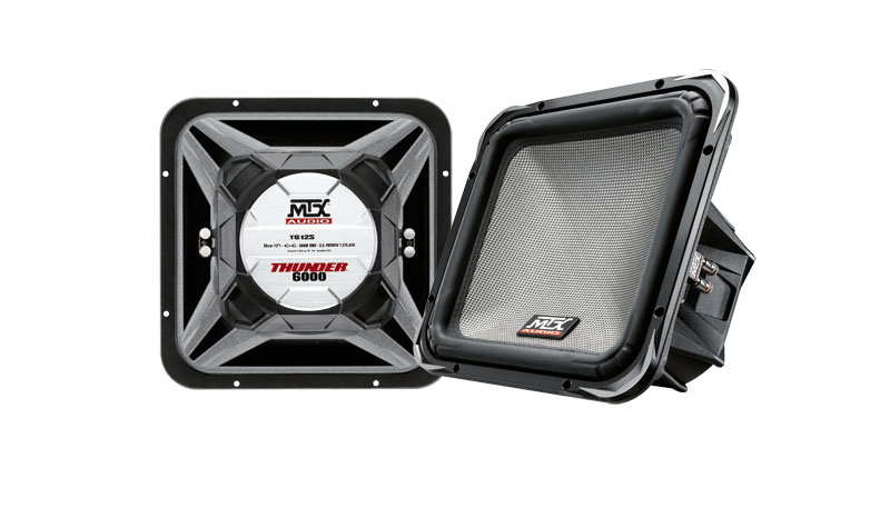 Baspaket från MTX T6000-serie med MTX RT1000.1 Slutsteg