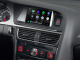 Alpine X703D-A4, modellanpassad bilstereo för Audi A4 2007-2015 Moderna bilstereon Alpine X703D-A4 med pekskärm och appar synliga.