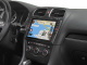 Alpine X903D-G6, modellanpassad bilstereo för VW Golf VI En bilstereo med navigering, monterad i en VW Golf VI.