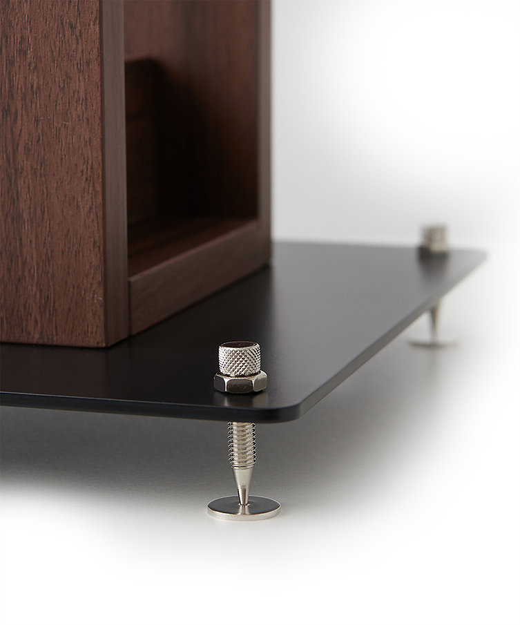 Norstone Alva Plus Högtalarstativ, valnöt