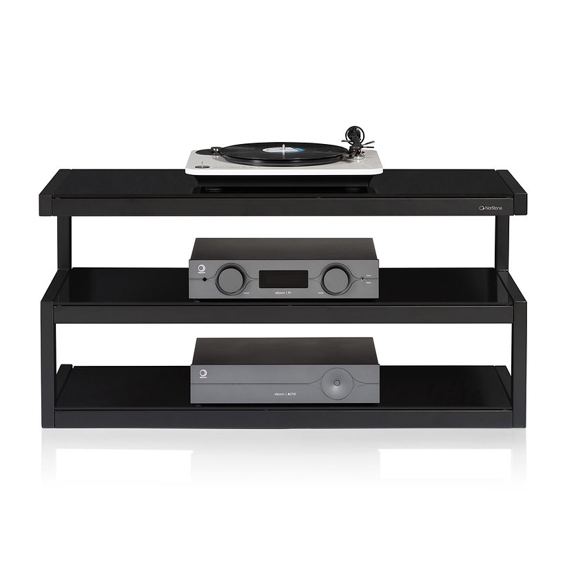 Norstone Esse AV Mediabänk, Satin Svart