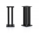 Norstone Stylum Square, mattsvart högtalarstativ Mattsvart högtalarstativ med fyra pelare och kvadratisk topp.