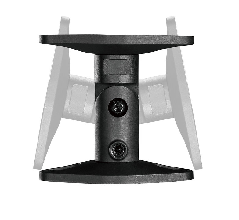 Vägg-/takfäste för mindre högtalare, justerbar och stabil konstruktion.