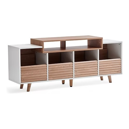 NorStone Oslo Vinyl 1600 mediabänk vit/ek