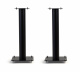 Norstone Stylum 2, högtalarstativ mattsvarta 60 cm höga Par av mattsvarta högtalarstativ, 60 cm höga, med stabila basplattor.