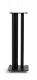 Norstone Stylum 3, högtalarstativ mattsvarta 80 cm höga Högtalarstativ i mattsvart med två pelare och stabil bas, 80 cm höga.