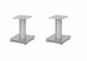 Norstone Stylum S, högtalarstativ silver 20 cm höga Högtalarstativ i silver, 20 cm höga, med fyrkantiga plattor.