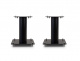 Norstone Stylum S, högtalarstativ mattsvart 20 cm höga Två mattsvarta högtalarstativ, 20 cm höga, med stabila baser och fäste.