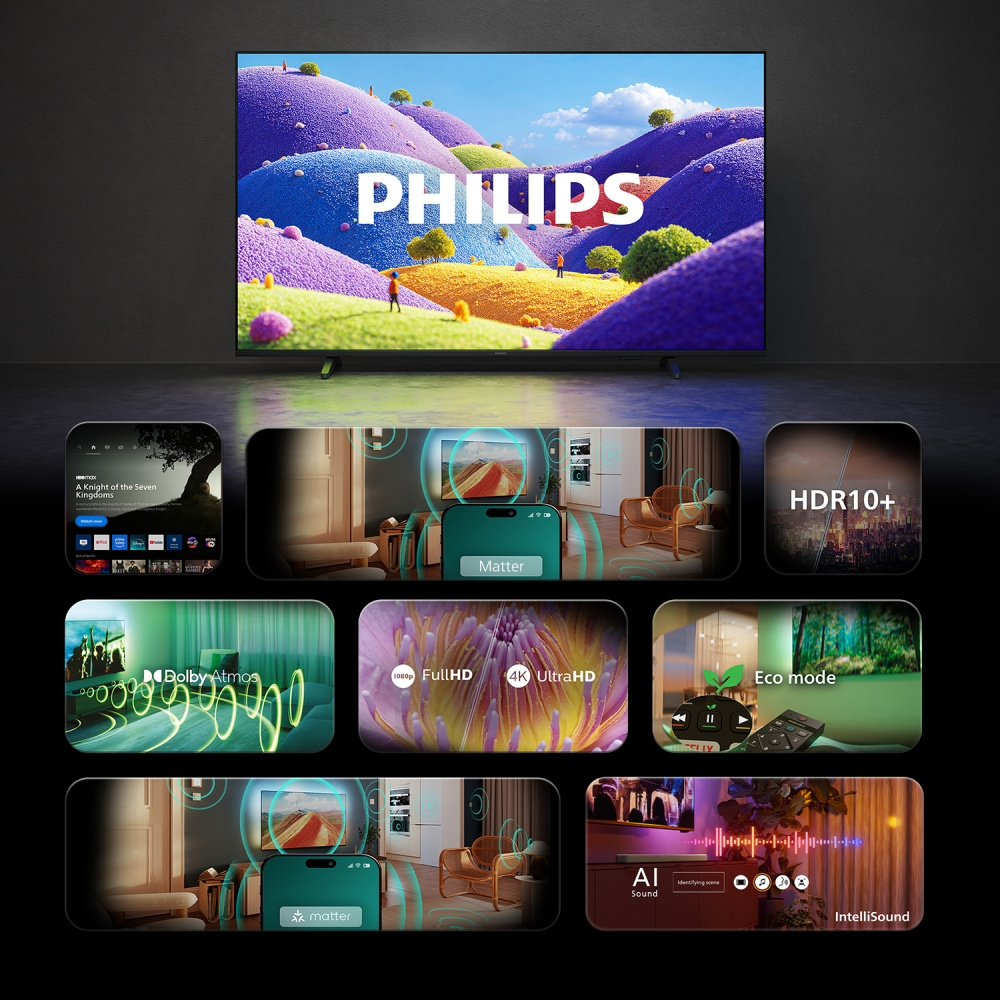 Philips 50PUS7001/12, 50-tums 4K LED-TV med Titan OS