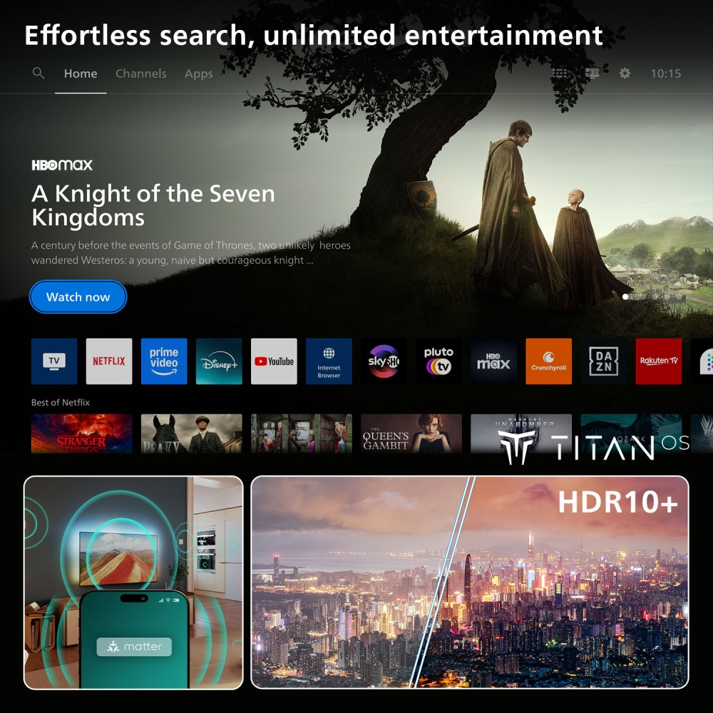 Philips 55PUS8001/12, 55-tums 4K Ambilight-TV