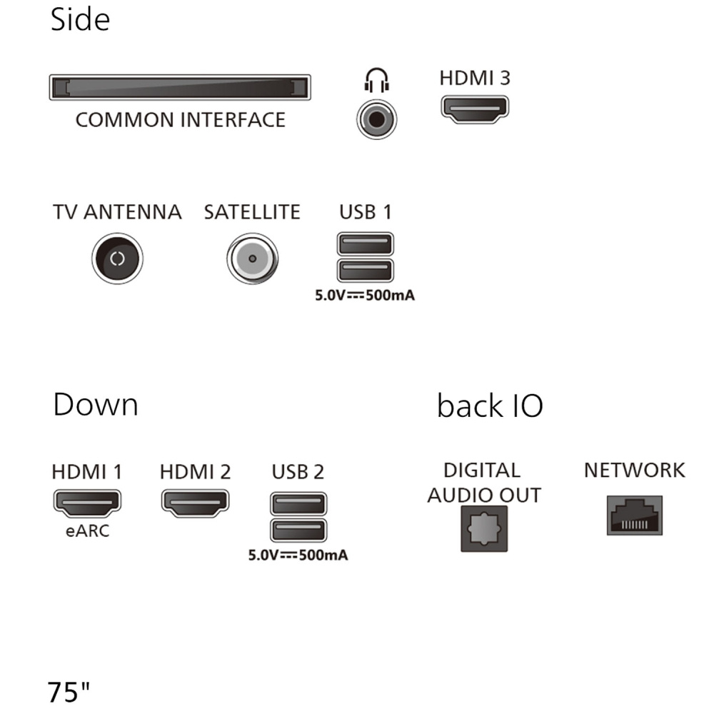 Philips 75PUS7001/12, 4K LED-TV med Titan OS