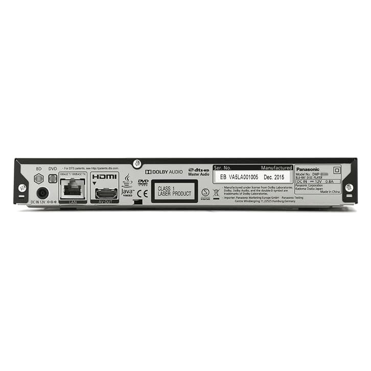 Panasonic DMP-BDT167AG BluRay spelare