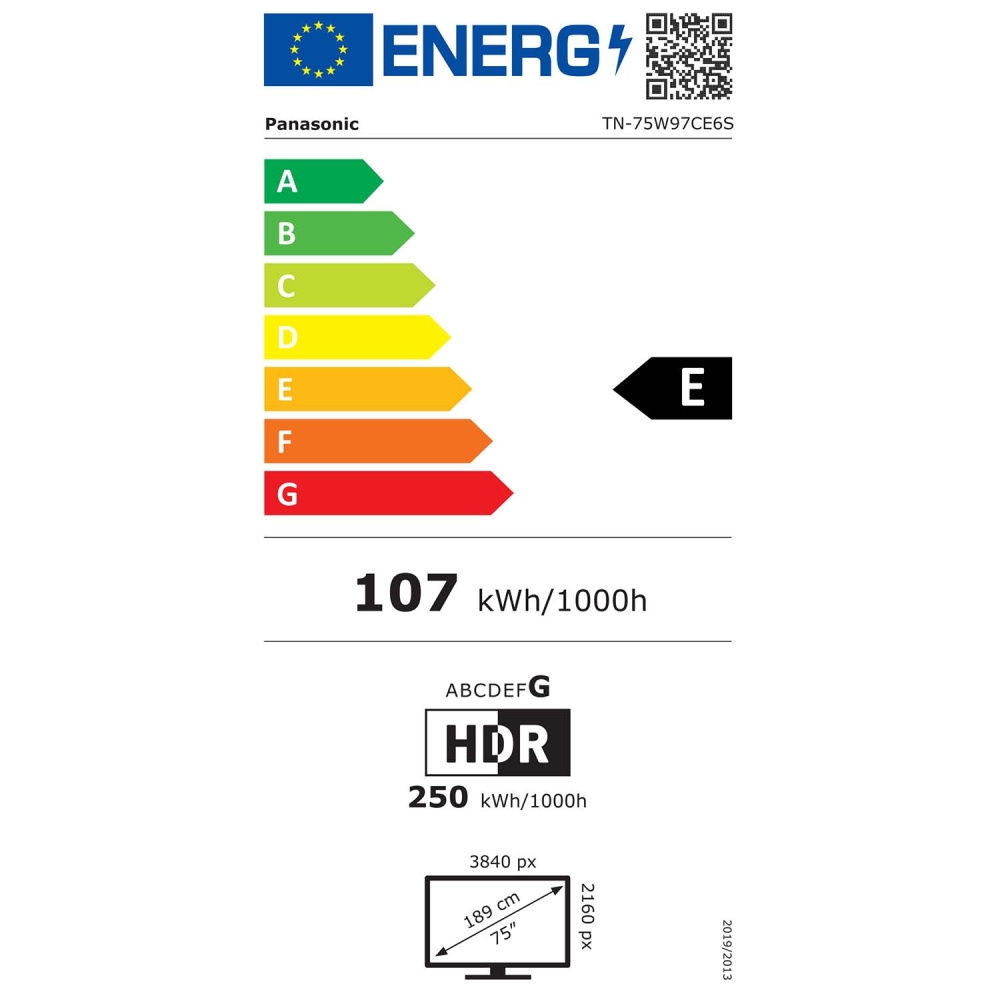 Panasonic TN-75W97CE6S, 75-tums QD-Mini LED-TV