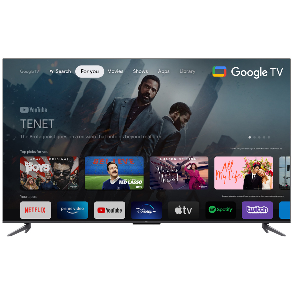 TCL 55C645 55 tum QLED med 4K HDR och Android TV