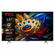 TCL 55C655, 55 tum 4K QLED Pro Google TV En 55-tums 4K QLED-TV med en färgglad fjäderdesign.