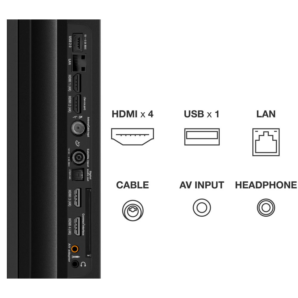TCL 55 tum QLED med Google TV och 4K HDR - 55C735