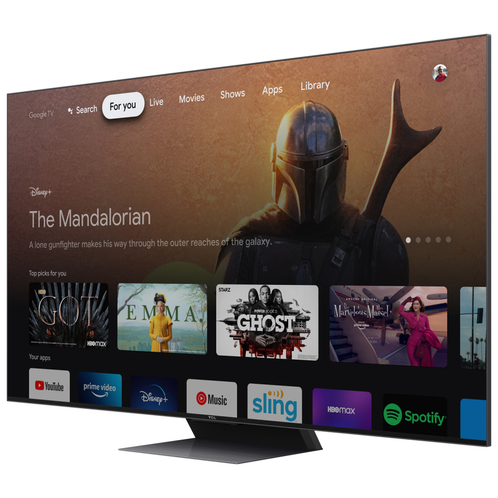 TCL 55C849 55 tum Mini LED med Google TV