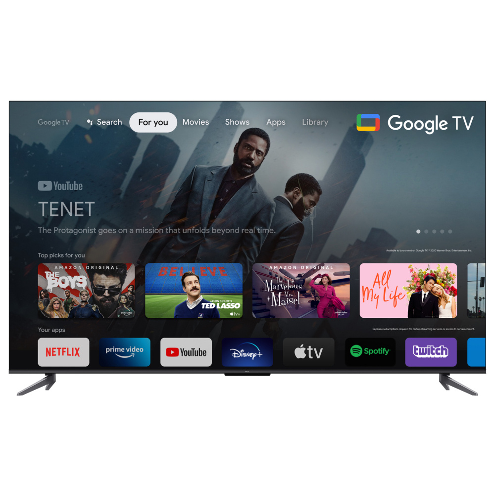 TCL 65C645 65 tum QLED med 4K HDR och Android TV