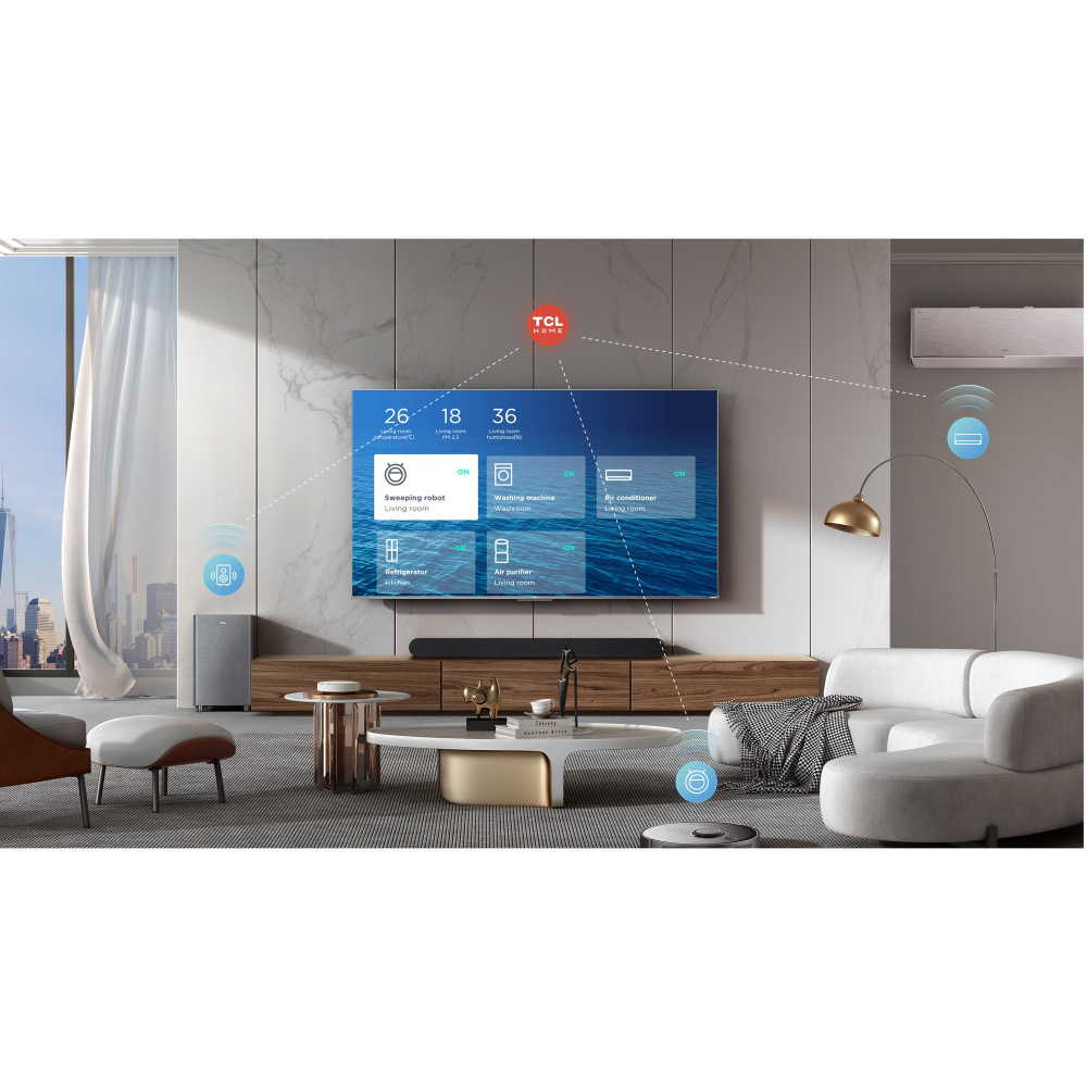 TCL 65 tum QLED med Google TV och 4K HDR - 65C735