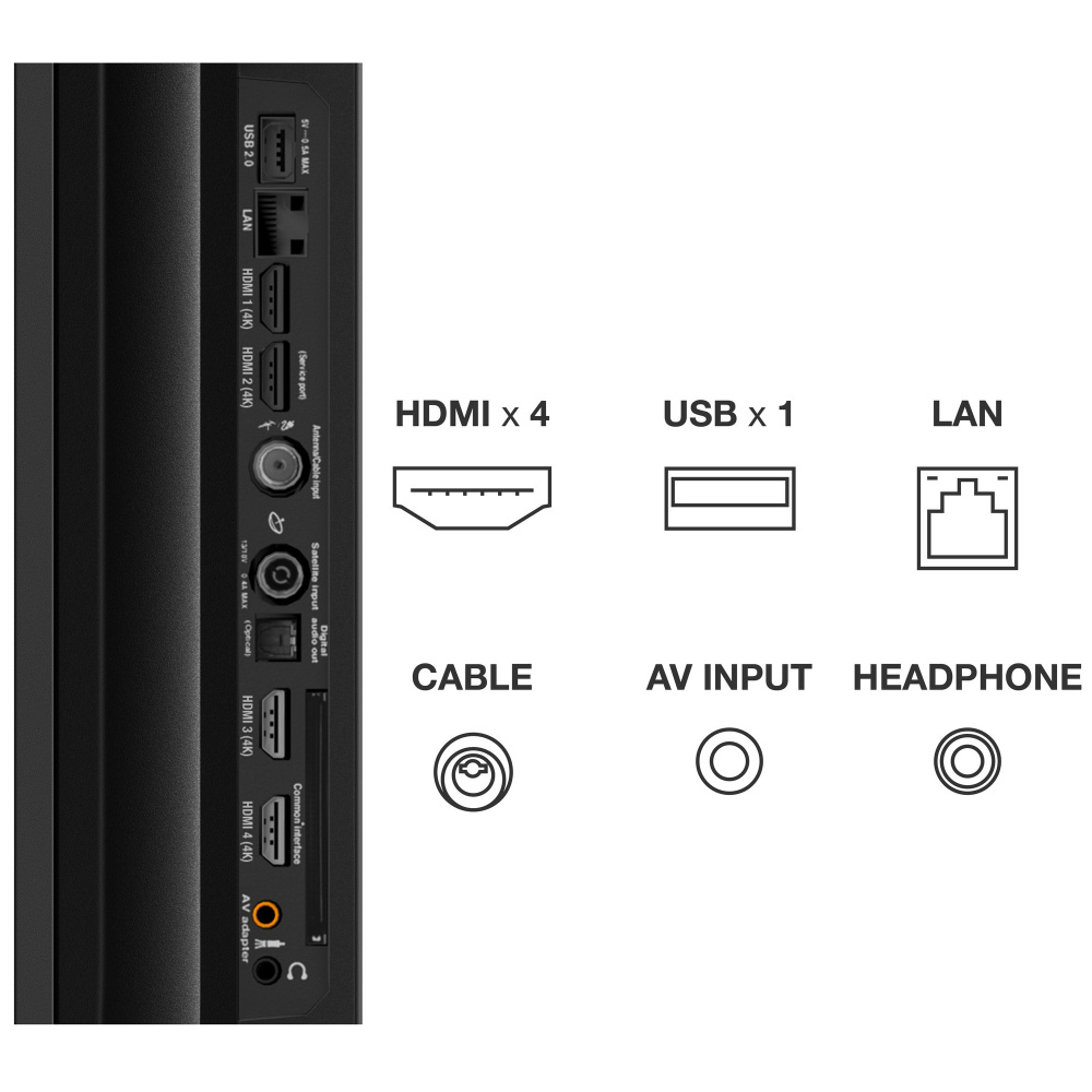 TCL 65 tum QLED med Google TV och 4K HDR - 65C735