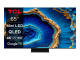 TCL 65C805, 65 tum QD-Mini LED 4K Google TV TCL 65-tums QD-Mini LED 4K TV med färgglad grafik och detaljerad design.