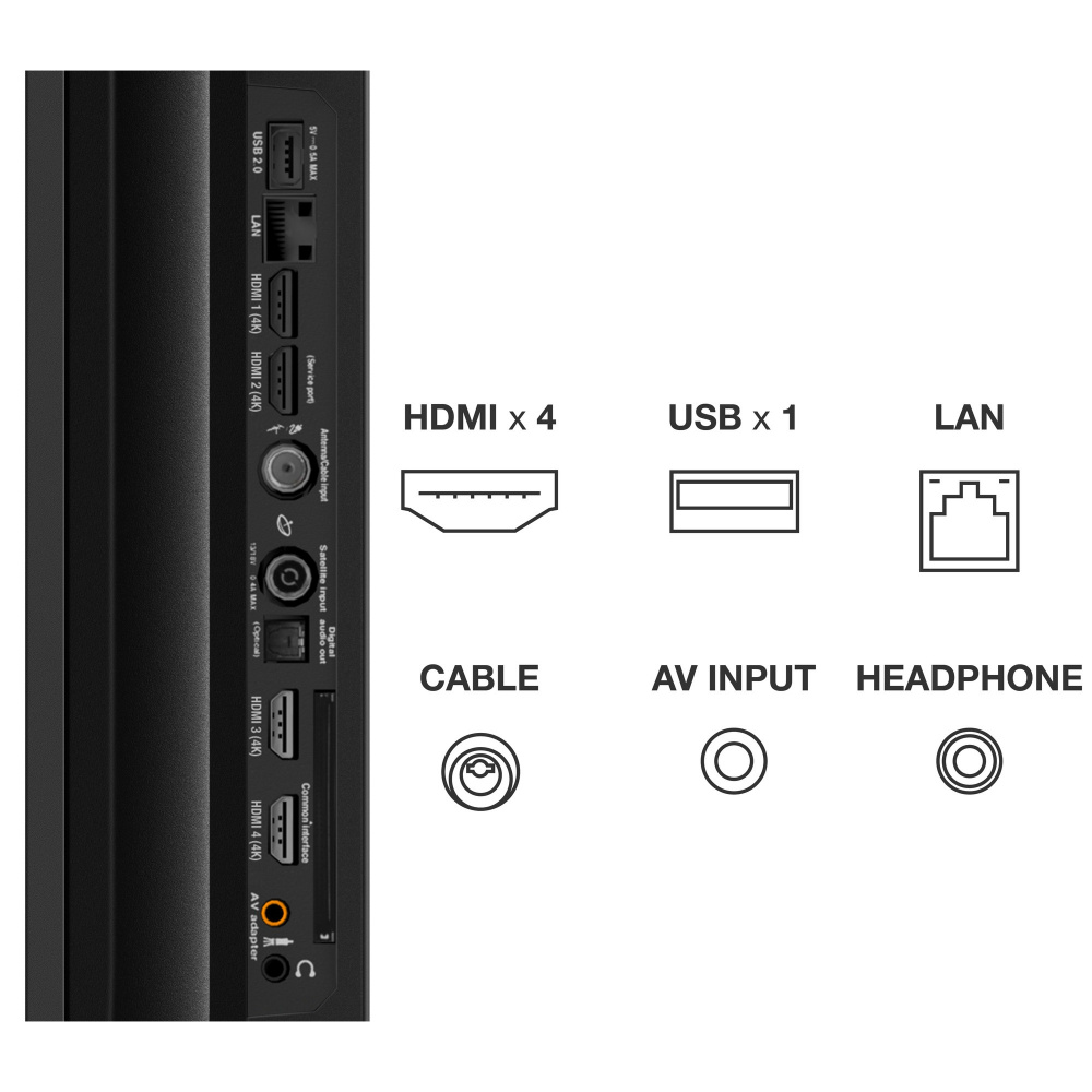 TCL 75 tum QLED med Google TV och 4K HDR - 75C735