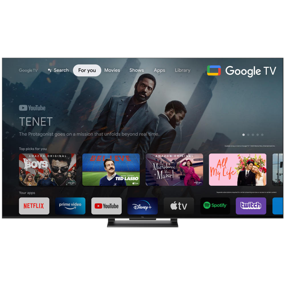 TCL 75C745 75 tum QLED med 4K HDR och Google TV