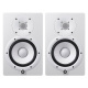 Yamaha HS7 Studiomonitor Vita studiemonitorer med en diskant och woofer på varje högtalare.