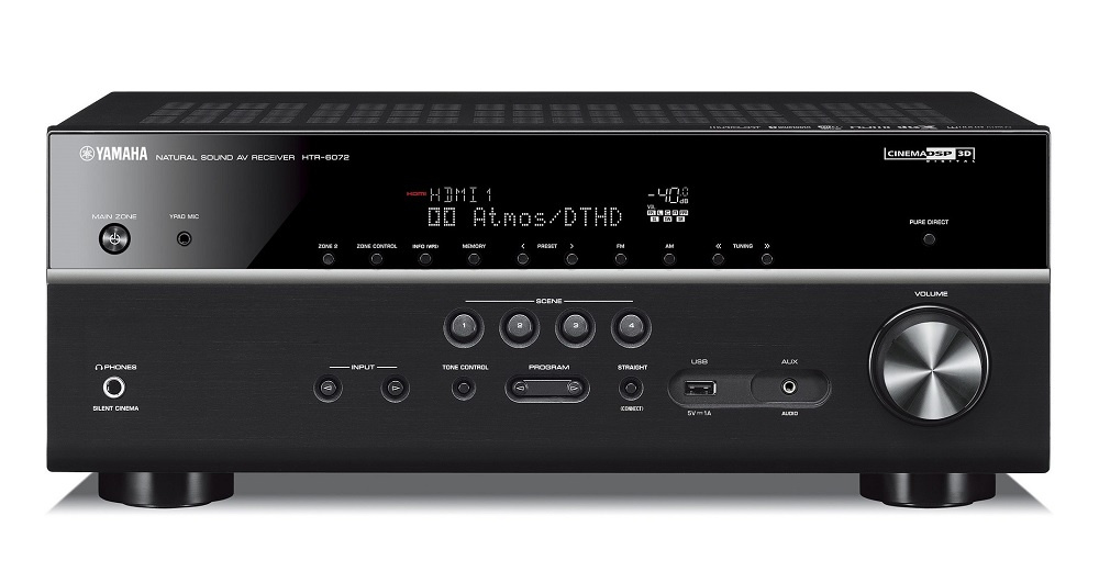 Yamaha HTR-6072 hemmabioförstärkare, svart