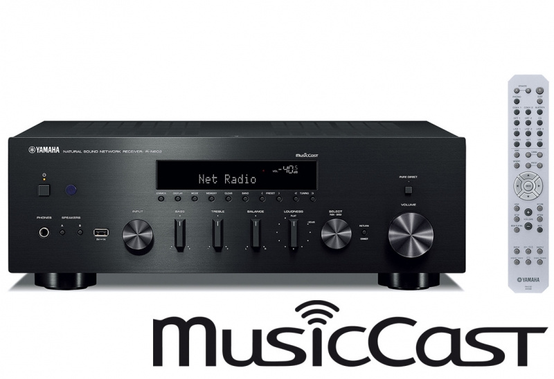 Yamaha R-N602 HiFi-receiver Svart 
