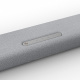 Yamaha True X Bar 40A soundbar med Dolby Atmos, ljusgrå Ljusså godkänning mot en ljusgrå ljudbar med kontroller.