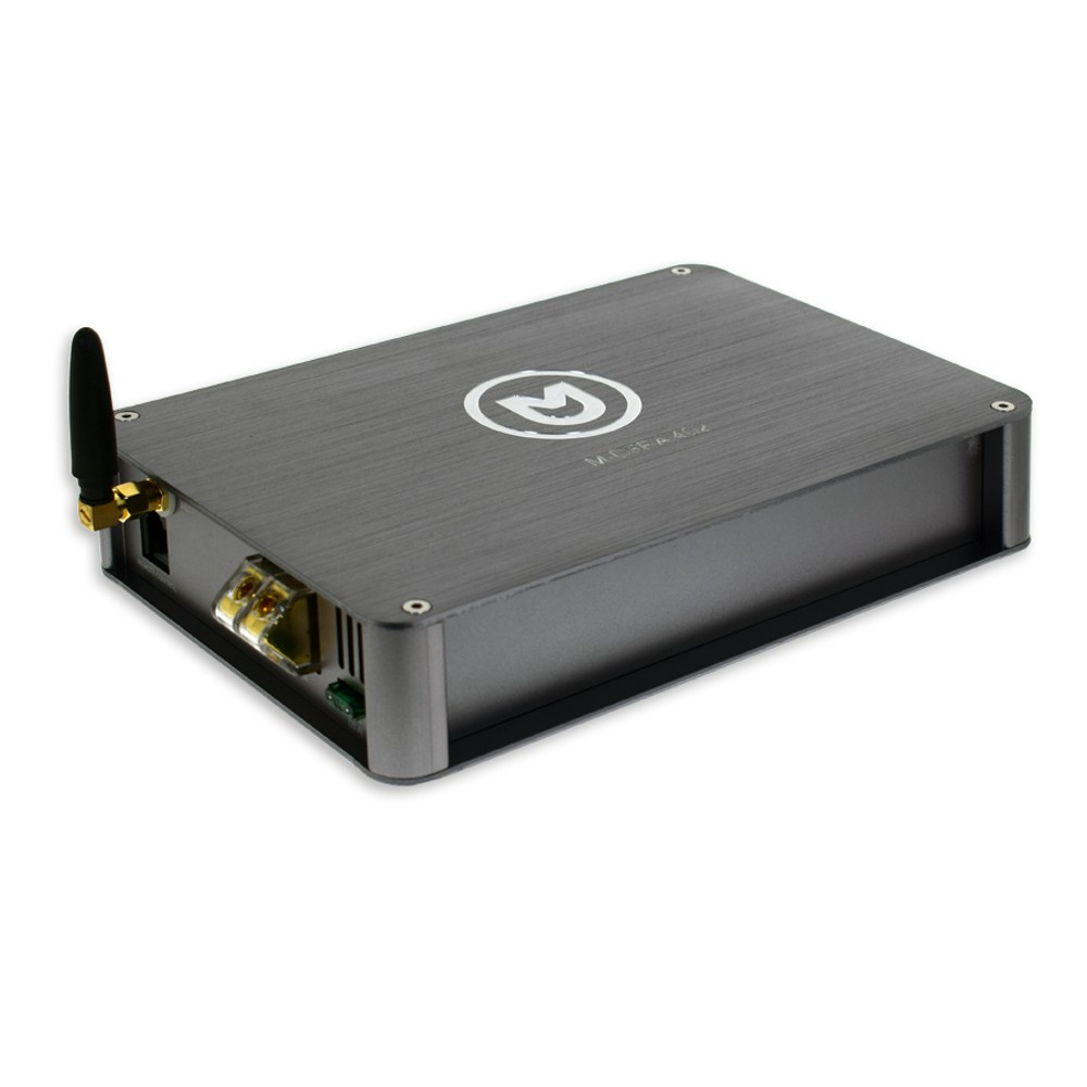 Macrom M-DSPA402, 4-kanaligt DSP-slutsteg med Bluetooth