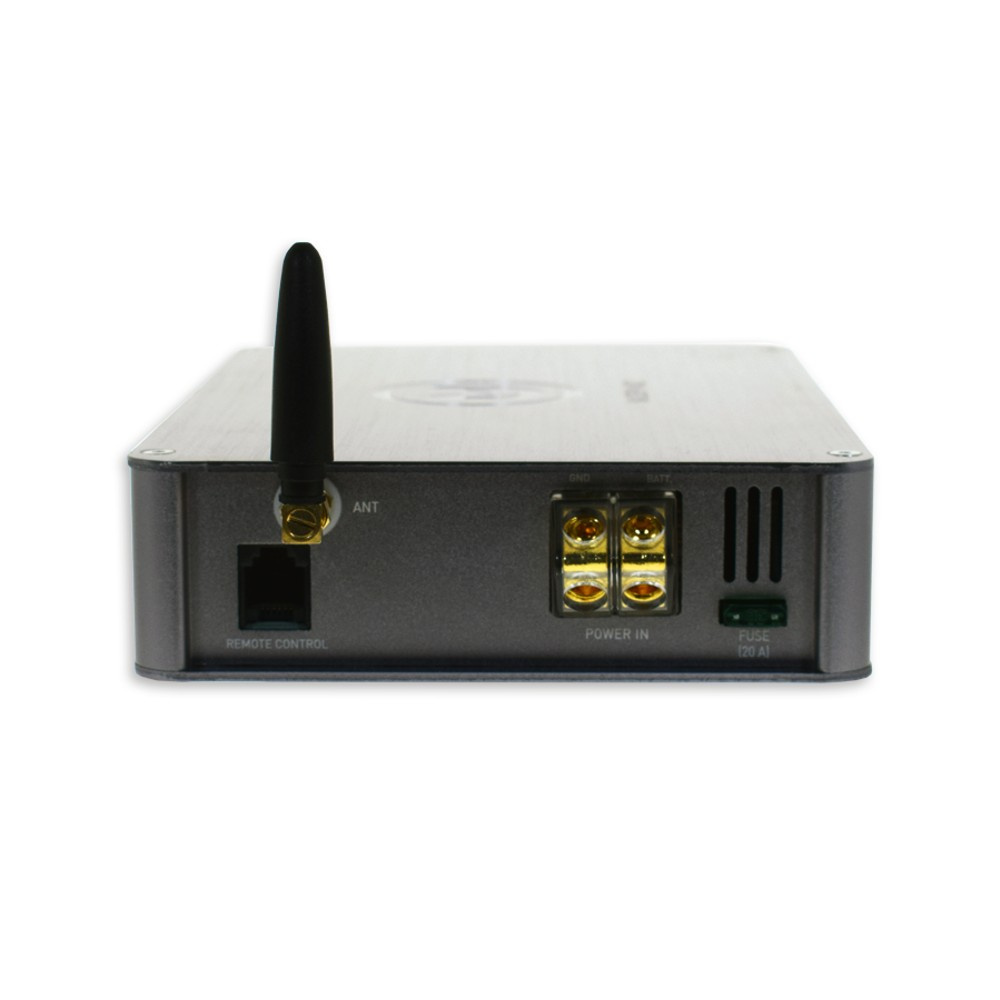 Macrom M-DSPA402, 4-kanaligt DSP-slutsteg med Bluetooth