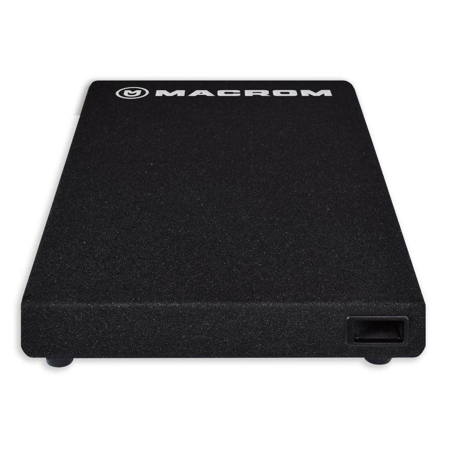 Macrom M-SW250A, superslim aktiv 10 tums baslåda