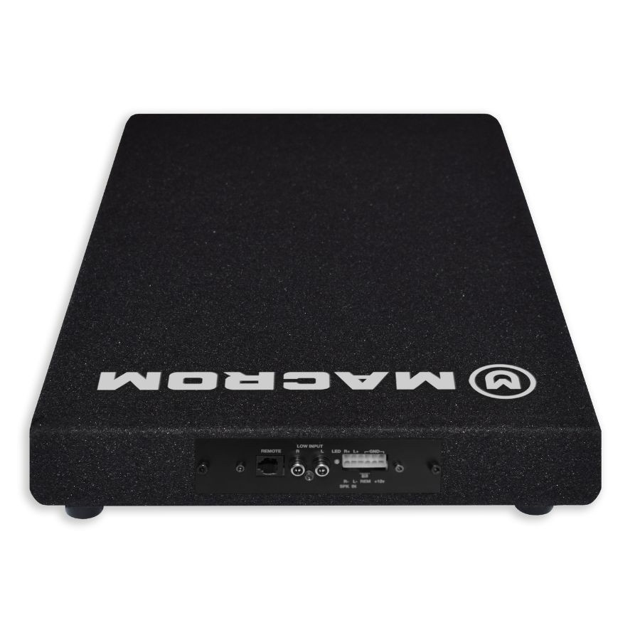 Macrom M-SW250A, superslim aktiv 10 tums baslåda