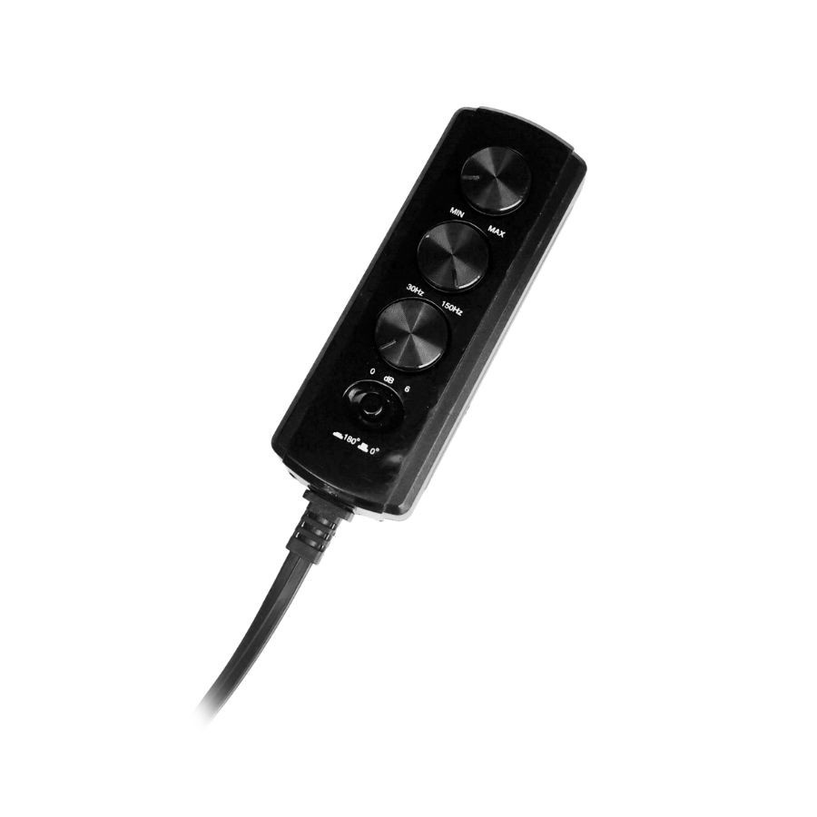 Macrom M-SW250A, superslim aktiv 10 tums baslåda